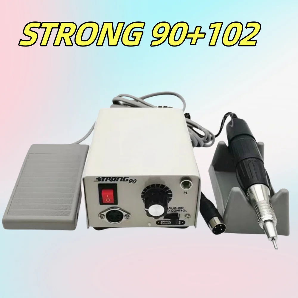 Elektrischer Nagelfräser STRONG 204 + 90 Basis & 102L Handstück – 65W