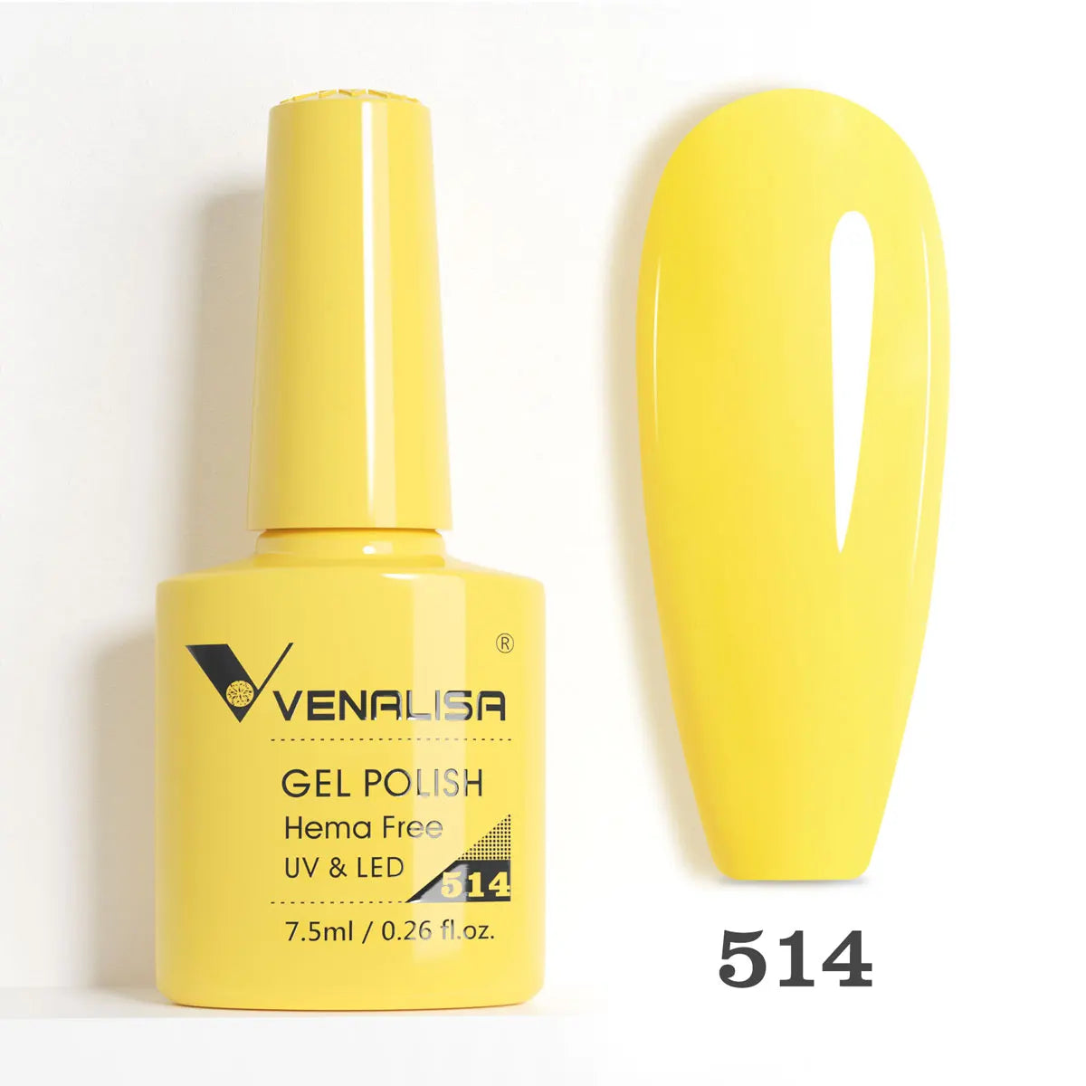 Venalisa HEMA-FREE Gel-Lack – 7,5 ml – French, Nude & Glitzer-Kollektion