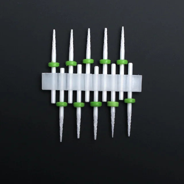 10 Stück Keramik Nagelfräser Set – Für elektrische Nagelfeile, Gelentfernung, Maniküre & Nagelhautpflege