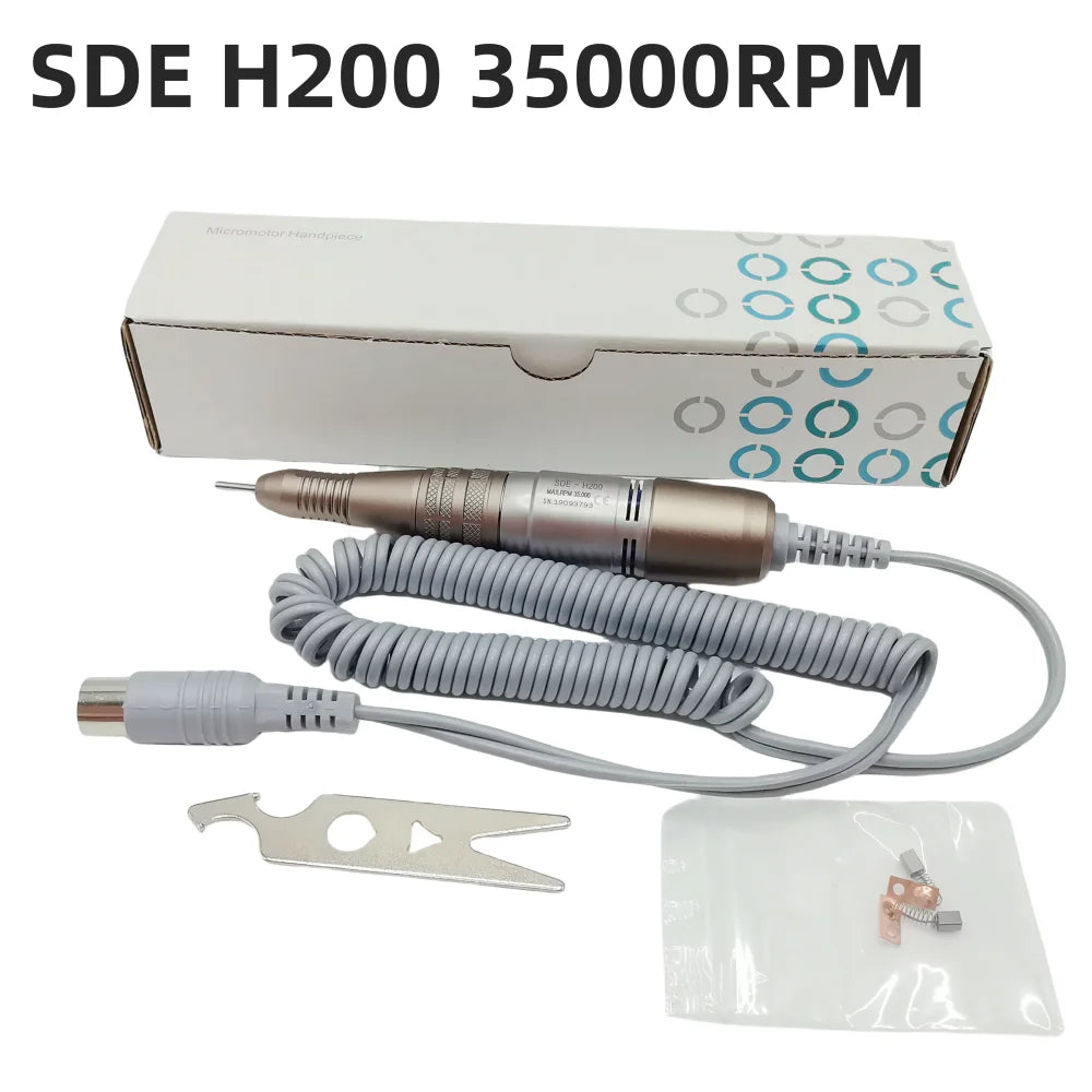 STRONG Handstück SDE-H200 / H37L / SH20N / M45C / 105L – 2.35 mm Ersatzgriff für STRONG 210 Micromotor, 45.000 U/min