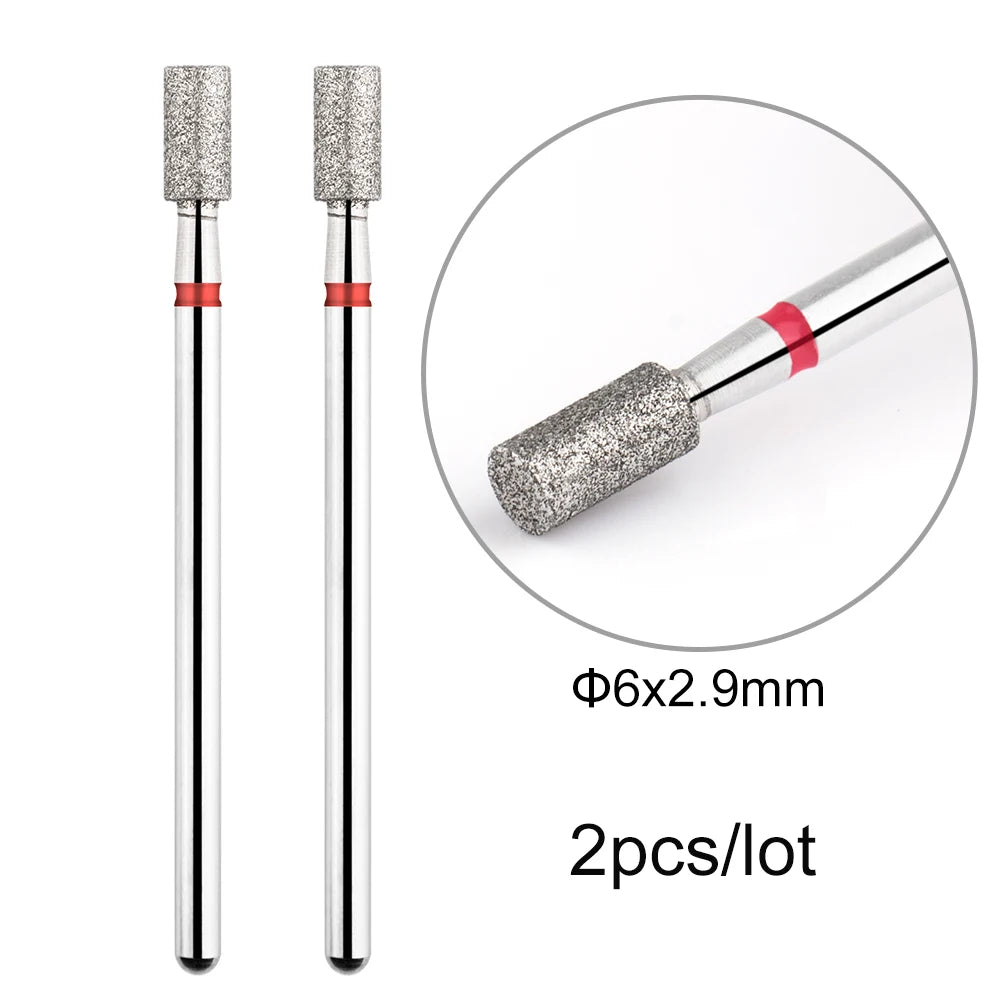 MOWOT Diamant-Fräser – 2er-Set für elektrische Nagelfräser, für Maniküre & Nagelhautpflege