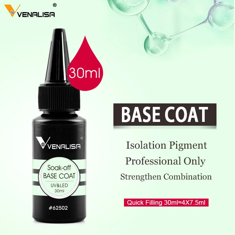 Venalisa Base & Top Coats – Nachfüllgrößen 30ml/225g