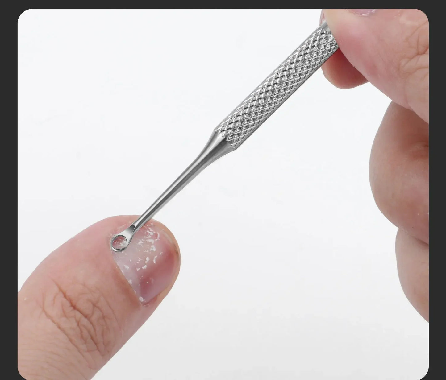 Nagelhautentferner – Doppelseitiger Cuticle Pusher aus Edelstahl