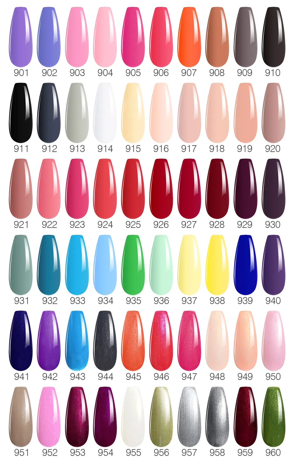 Venalisa Gel Nagellack Set – Herbstfarben, 12er-Box "Sunshine Kiss" 2.