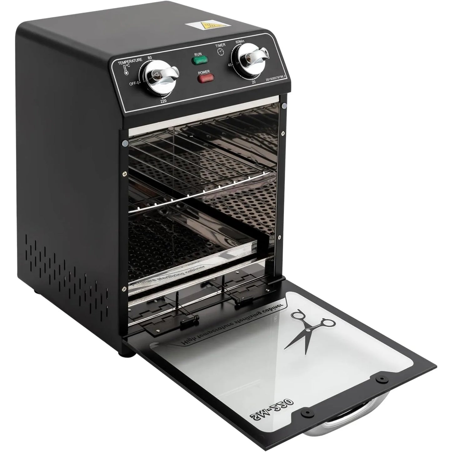 Professioneller Trockensterilisator 600W 220 °C – Hochtemperatur-Sterilisator für Nagel- & Fußpflegestudios