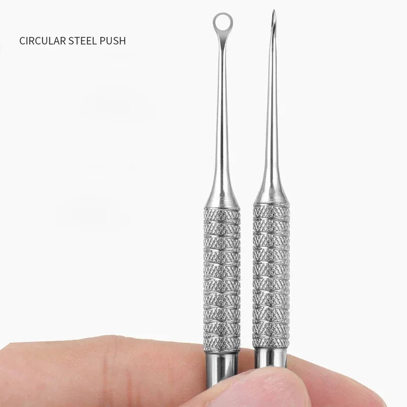 Nagelhautentferner – Doppelseitiger Cuticle Pusher aus Edelstahl