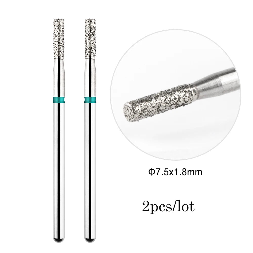 MOWOT Diamant-Fräser – 2er-Set für elektrische Nagelfräser, für Maniküre & Nagelhautpflege