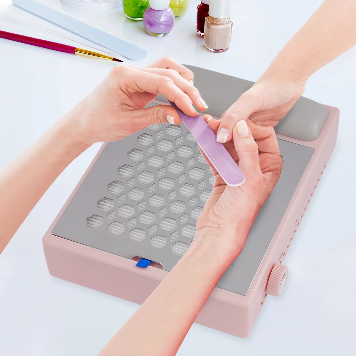 Nagelstaubabsauger mit Filter – Leiser Staubsauger für Nagelstudio & Zuhause | Nail Dust Collector