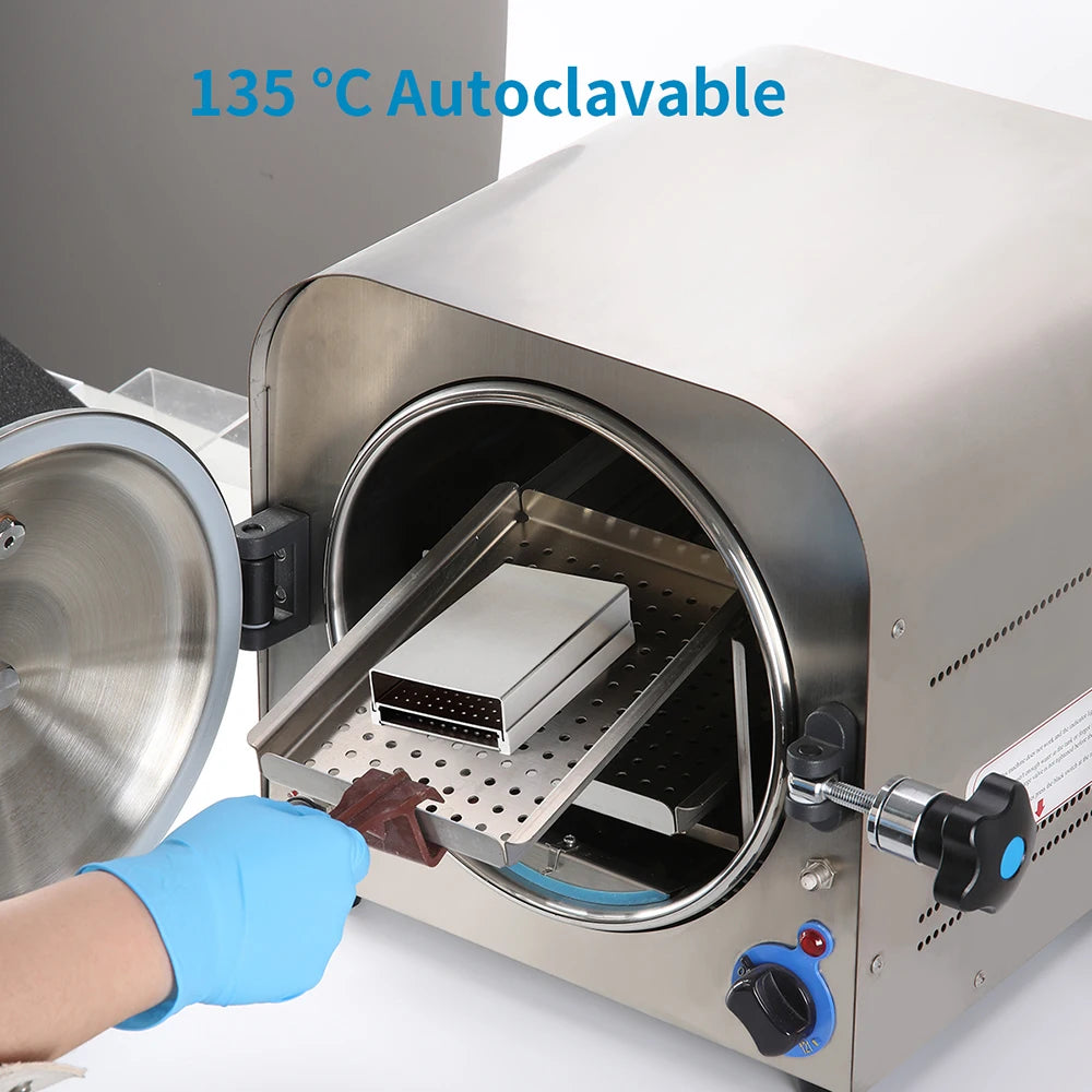 Azdent Halter für Dentalfräser – Aluminiumständer mit 152 Löchern, autoklavierbar bis 135 °C