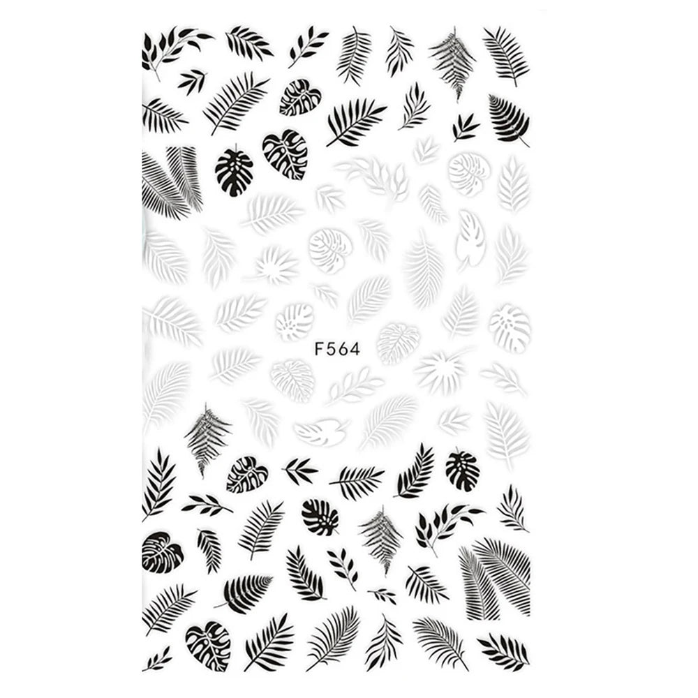 Nagelsticker Blumen F129 – zarte rosa Blumen für Nail Art Design