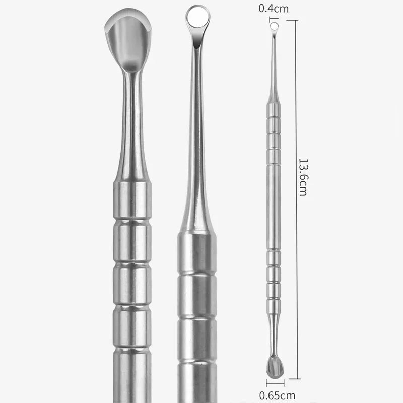 Nagelhautentferner – Doppelseitiger Cuticle Pusher aus Edelstahl