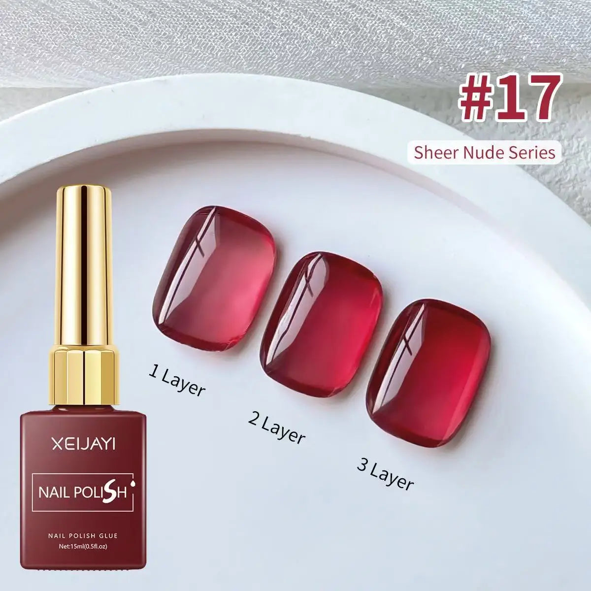 Venalisa 8-teiliges Set – 15ml Jelly Gel Nagellack mit Top Coat – Semi-permanente Maniküre