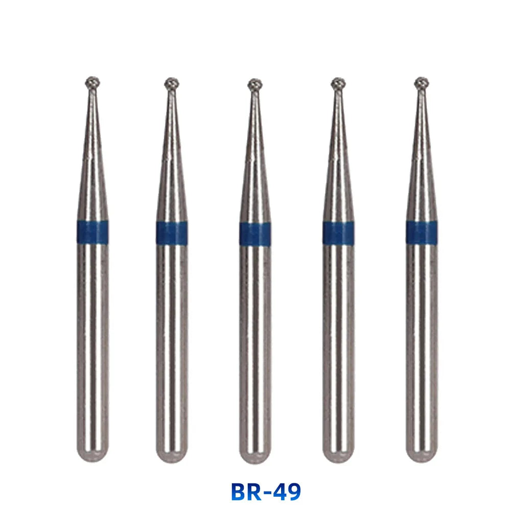 AZDENT Dental Diamantbohrer – 5 Stück, FG 1.6 mm, Medium für Turbine/High-Speed-Handstück 2