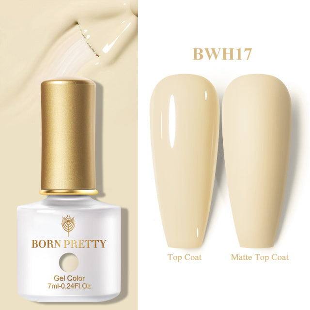 Eine Flasche einfarbigen Nagellack