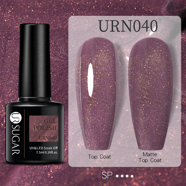 Schwarz Weiß Rot Glitter Farbe Gel Nagellack Matt