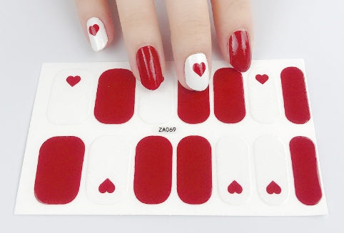Selbstklebende Nagelsticker – Trendige Nail Wraps für elegante Nägel