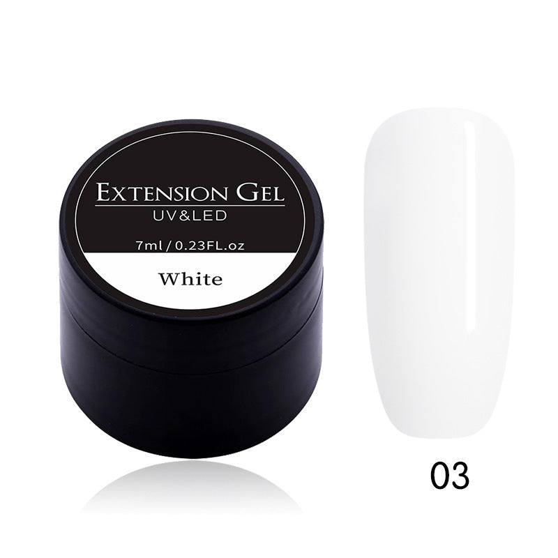 Nail Fast Extended Glue Boxed Abnehmbarer Kleber UV-Nagelmodellkleber 3 Farben erhältlich