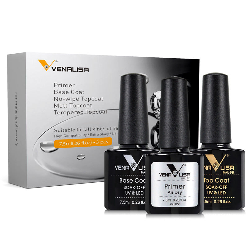 Nagellack-Set Anastomosing Agent Gummibasis Gummi gehärtet matt