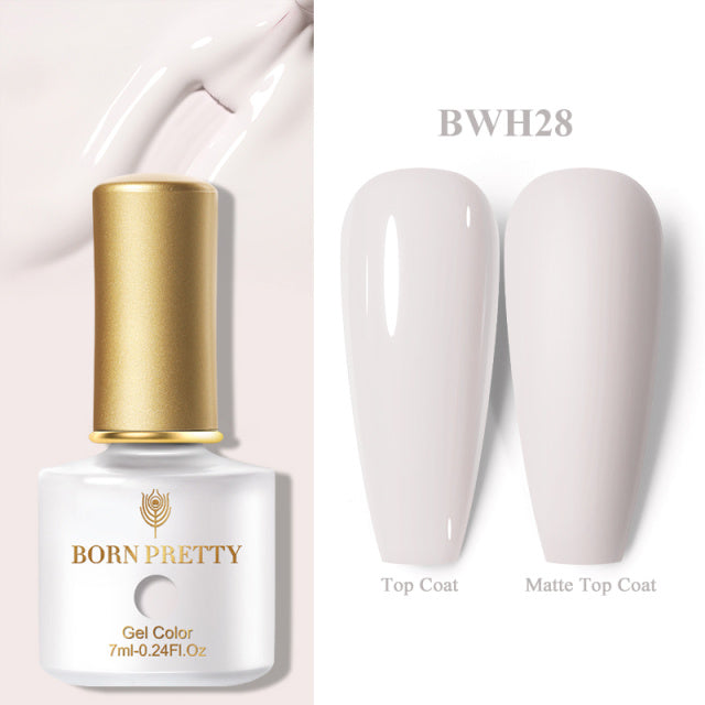 Eine Flasche einfarbigen Nagellack