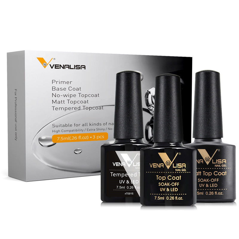 Nagellack-Set Anastomosing Agent Gummibasis Gummi gehärtet matt
