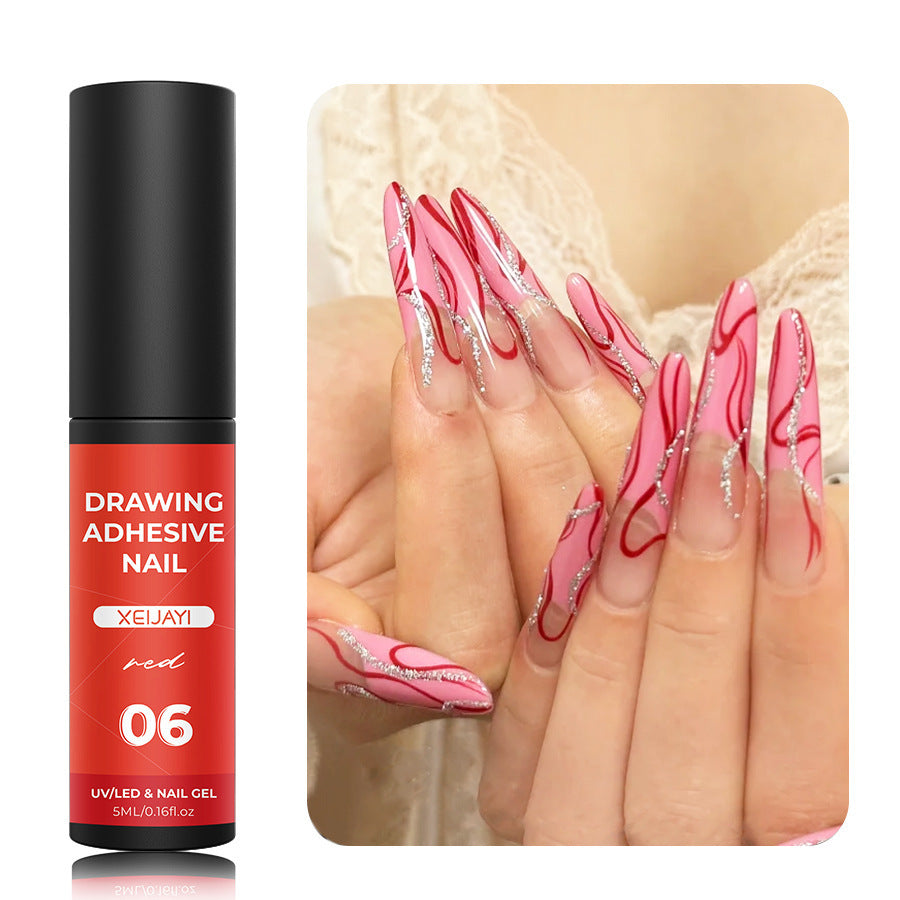 5ml Nagel-Metall-Kabelkleber Hoy Edge Painted