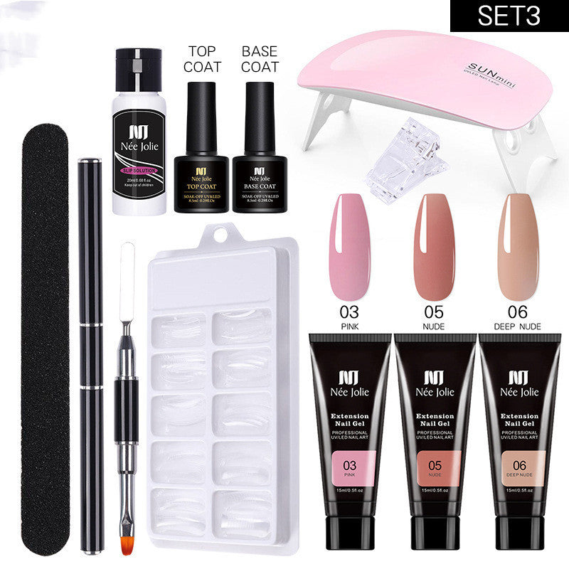 Primer Abdichtung Schicht Nail art Lampe Kristall Licht Therapie Nailart Schnelle Verlängerung Kleber