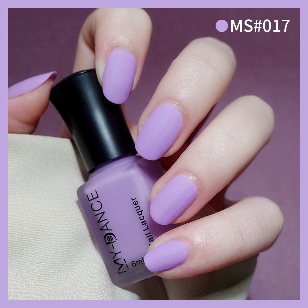 No Bake Velvet Matte Scrub Nagellack