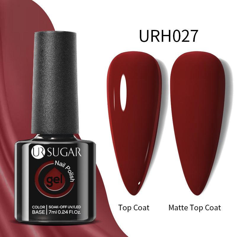 Matter Gel-Nagellack in Kleinblau