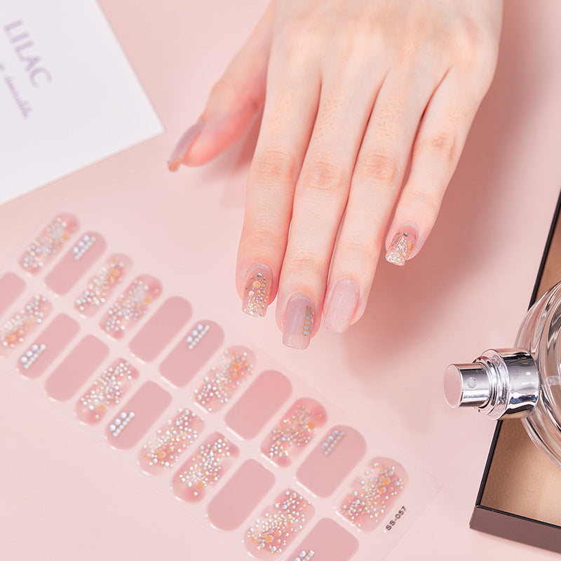 Schmetterlings-Nagelsticker – 22-teiliges Set | Selbstklebende Nail Wraps für Mädchen & Teens