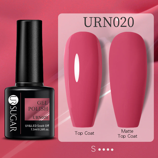 Schwarz Weiß Rot Glitter Farbe Gel Nagellack Matt