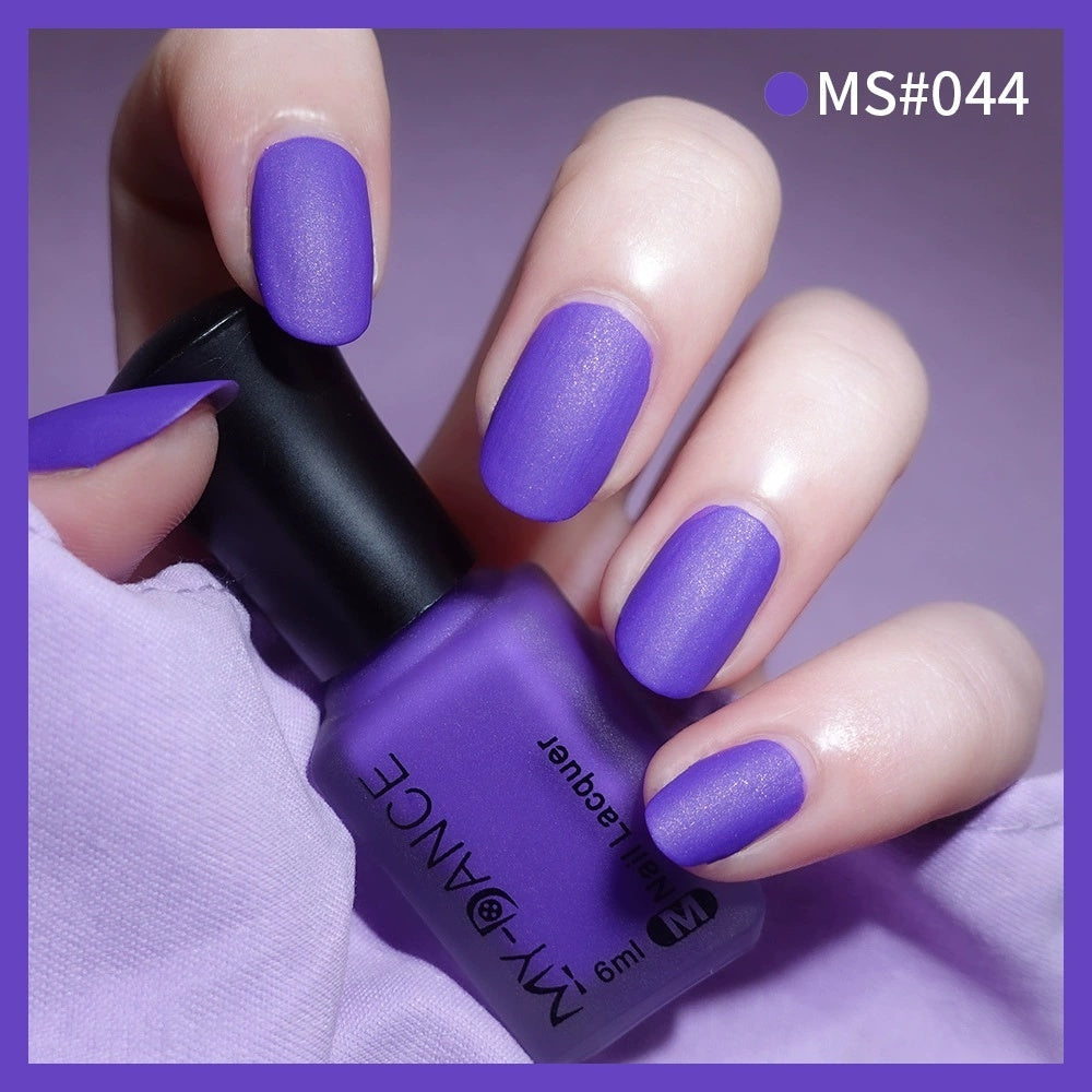 No Bake Velvet Matte Scrub Nagellack