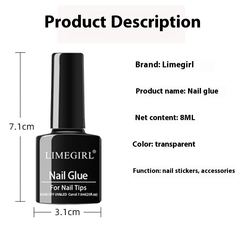 Nagelkleber Glasflasche Gefälschte Nagelflecken Ornament
