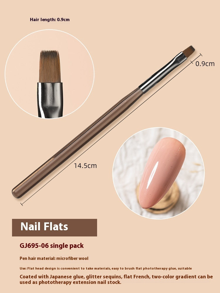 Nagel bürste Ultra-fein lackierte Linie Zeichnung Stift