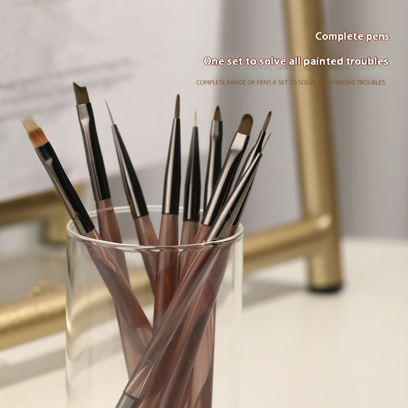 Nagel bürste Ultra-fein lackierte Linie Zeichnung Stift