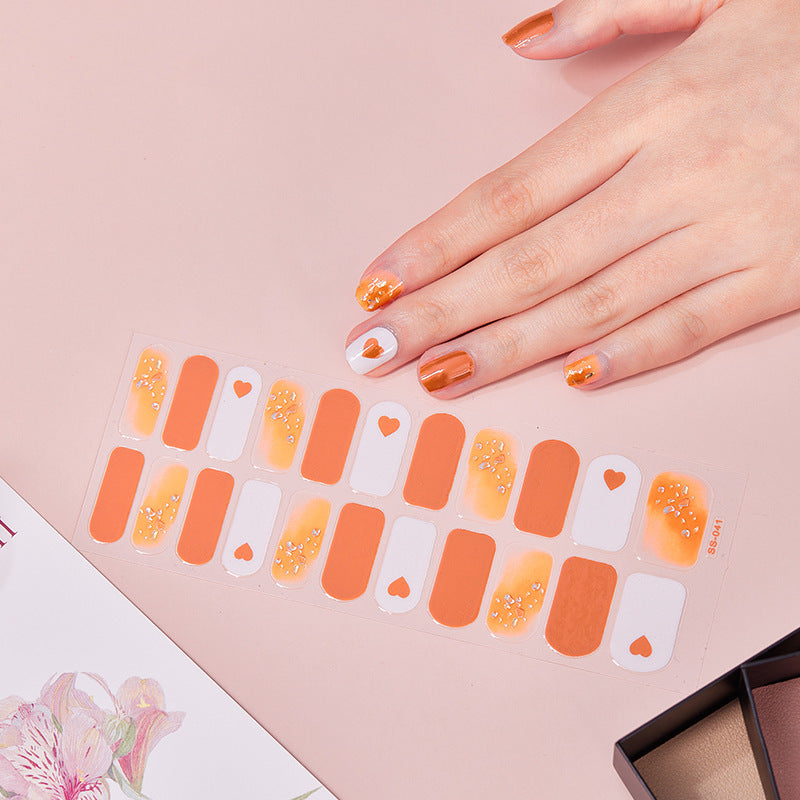 Schmetterlings-Nagelsticker – 22-teiliges Set | Selbstklebende Nail Wraps für Mädchen & Teens