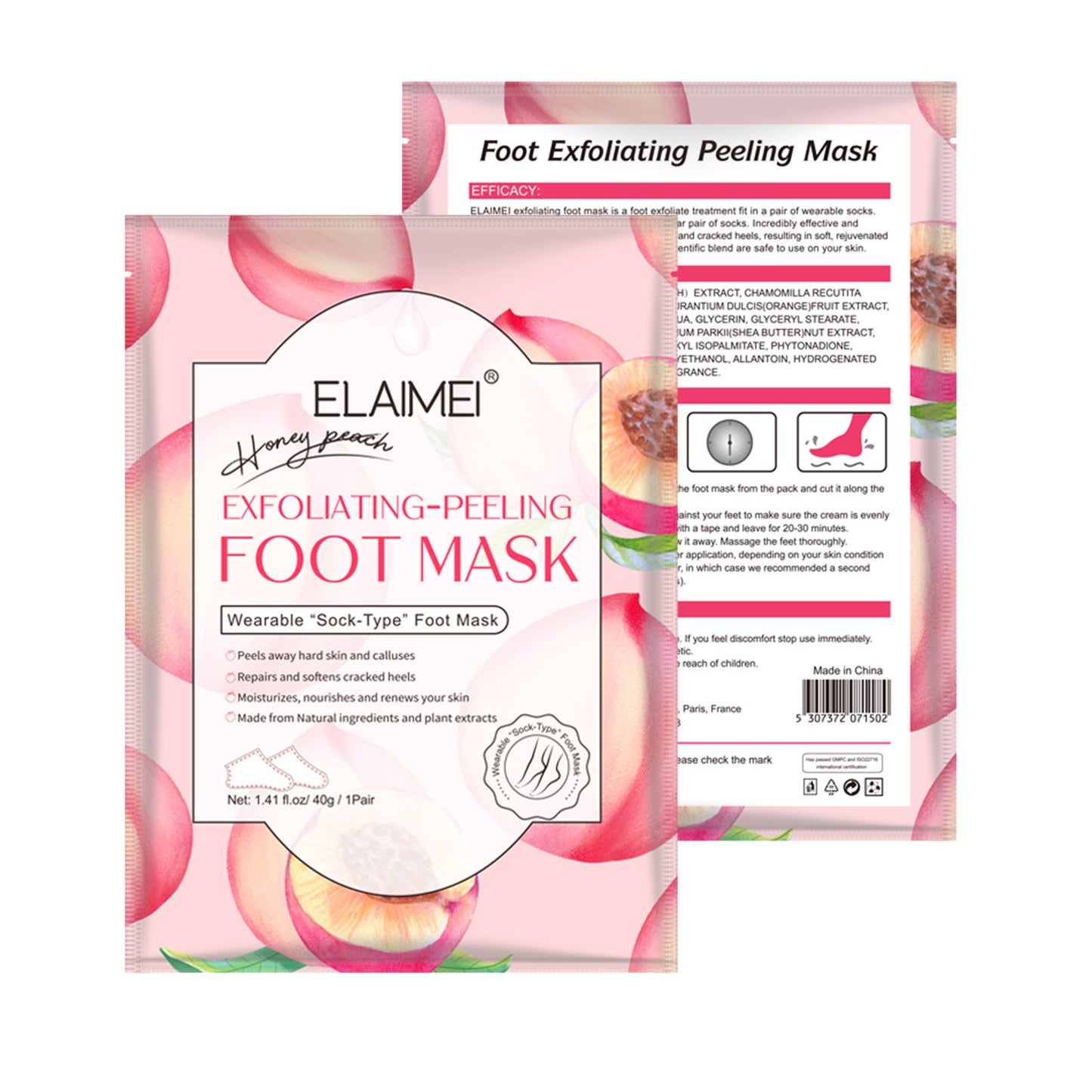 Peeling Lavendel Rose Pflege Fuß Maske Abdeckung