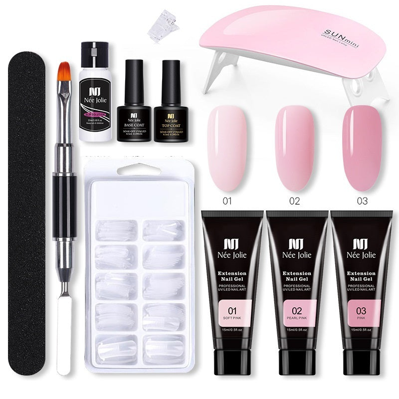 Primer Abdichtung Schicht Nail art Lampe Kristall Licht Therapie Nailart Schnelle Verlängerung Kleber