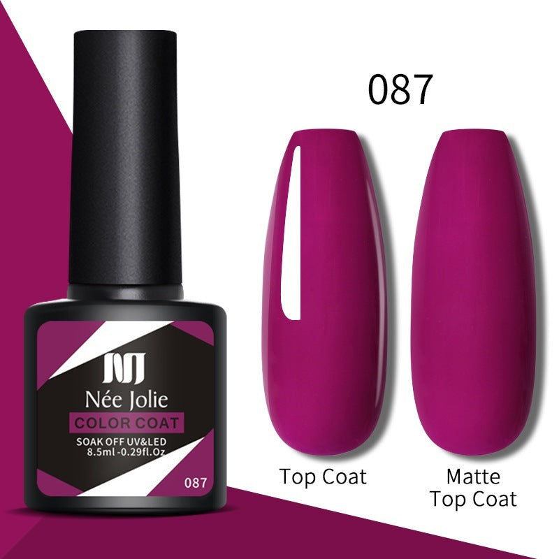 Glitzernder reflektierender Gel-Nagellack, Weihnachtsrot, UV