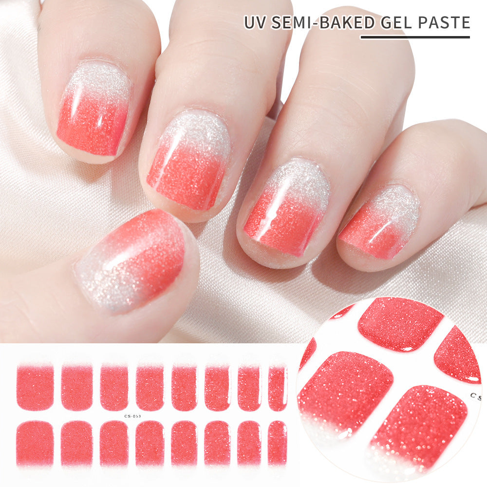 Gel-Phototherapie-Halbhärtender Nagelaufkleber der zweiten Generation