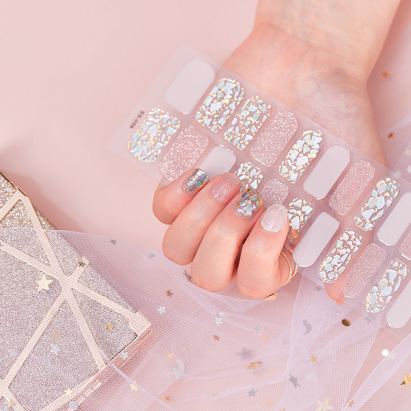 Schmetterlings-Nagelsticker – 22-teiliges Set | Selbstklebende Nail Wraps für Mädchen & Teens