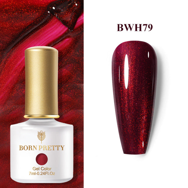 Eine Flasche einfarbigen Nagellack