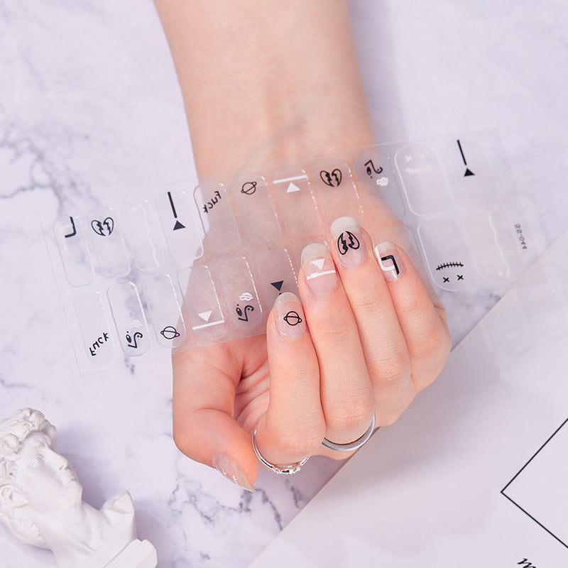 Schmetterlings-Nagelsticker – 22-teiliges Set | Selbstklebende Nail Wraps für Mädchen & Teens