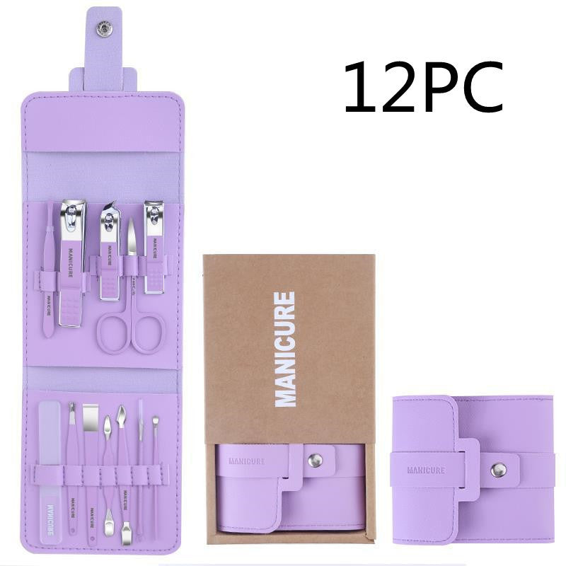 Edelstahl Farbe 16-stück Nail Clipper Set