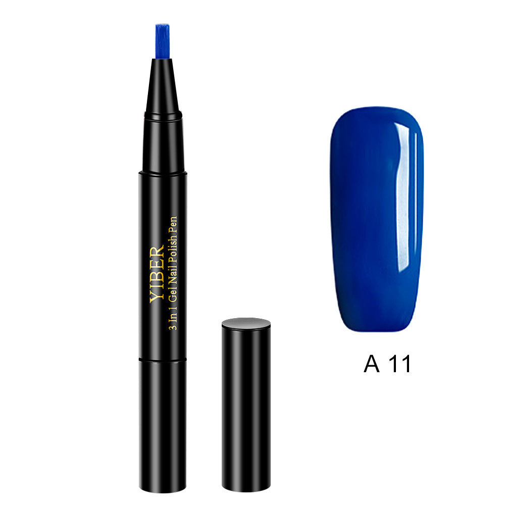 3 in 1 Gel Nagellack Stift Glitter One Step Nail Art Gel Polish Hybrid