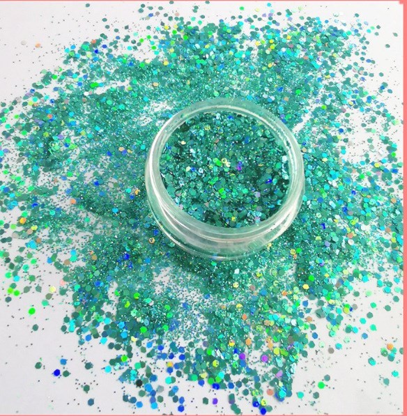 Nagelschmuck gemischter Pulverglitzer