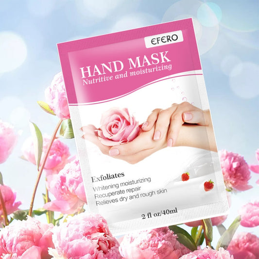 Feuchtigkeitsspendende Handmaske Pflegemaske