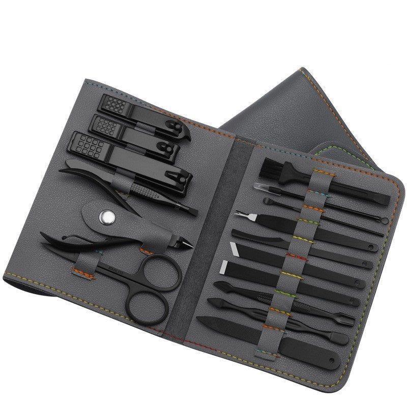Edelstahl Farbe 16-stück Nail Clipper Set