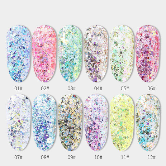 Nail Art Laser Symphony Dekorative Pailletten