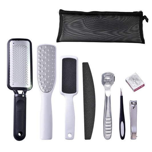 Maniküre Fuß Nagelknipser Pediküre Netztasche Set