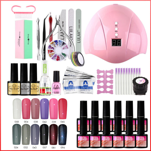 UV-Phototherapie Nagellack Kleber Nagel Set